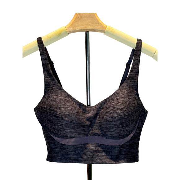 Victoria's Secret Purple Mesh Detail Molded Cup Sports Bra, Small 32/34 A,B, EUC - Picture 1 of 3